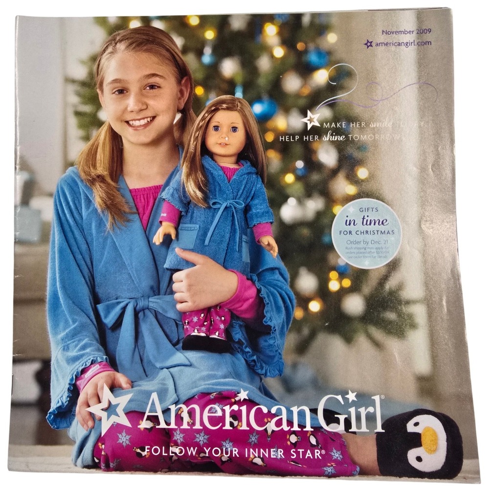 American Girl Doll Catalog November 2009 Holiday Christmas Gift Guide Vintage